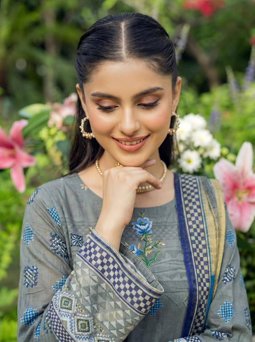 Fatimas Supreme Printed Lawn 3 Piece Unstitched Suit – Vol 3113